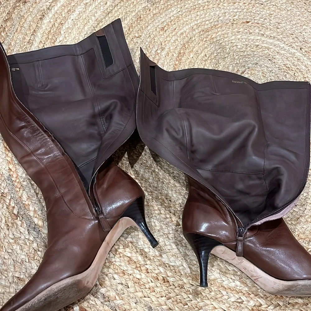Cole Haan Grand OS tall brown caramel boots - Picture 10 of 13